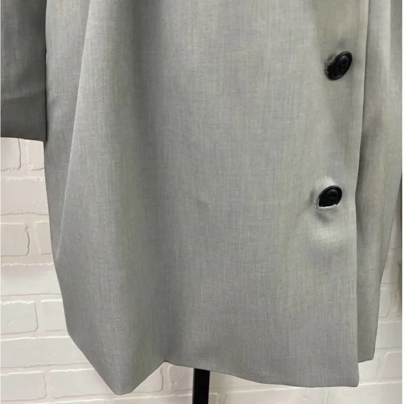 Vetta the belted blazer dress grey multi way sleeveless jacket Like New - Picture 6 of 9